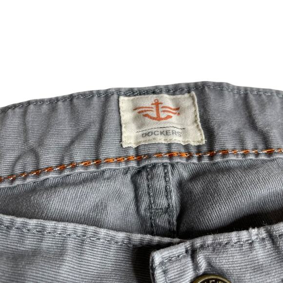 DOCKERS Stone Grey Denim Straight Jeans 36x34 Cotton - Picture 4 of 4